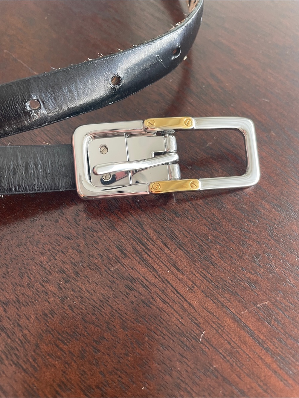 Ralph Lauren calf skin reversible belt - Picture 2 of 10